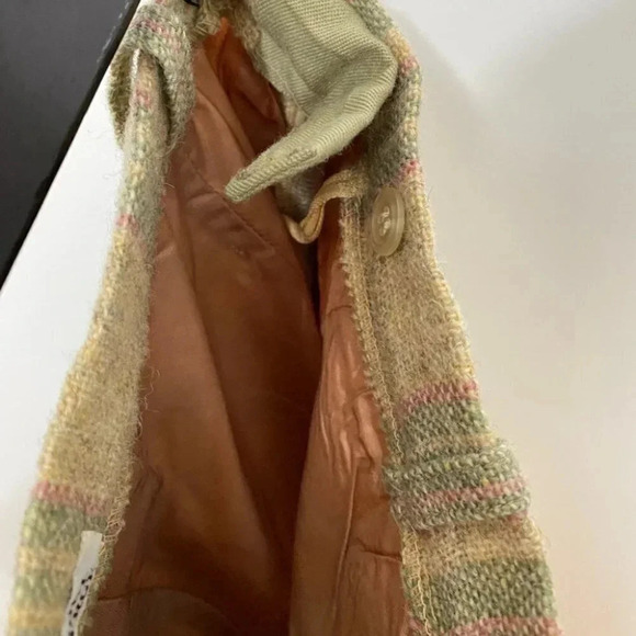 Vintage - 70s Chevron Wool Midi Skirt - Picture 7 of 11